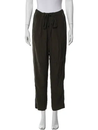Pre-owned Xirena Straight Leg Pants In Green