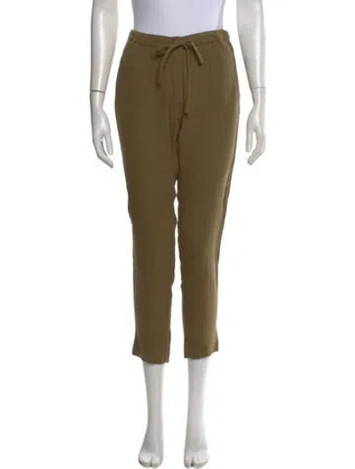 Pre-owned Xirena Straight Leg Pants In Green