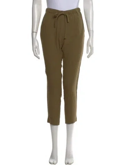 Pre-owned Xirena Straight Leg Pants In Green