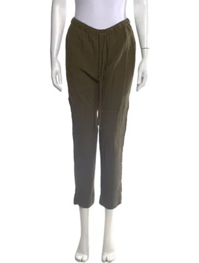 Pre-owned Xirena Straight Leg Pants In Green