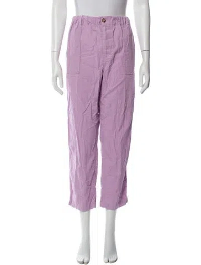 Pre-owned Xirena Straight Leg Pants In Purple