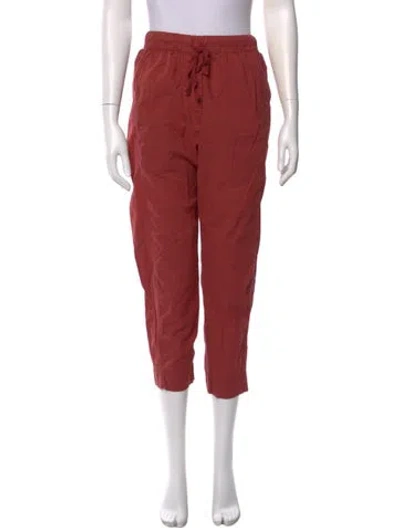 Pre-owned Xirena Straight Leg Pants In Red