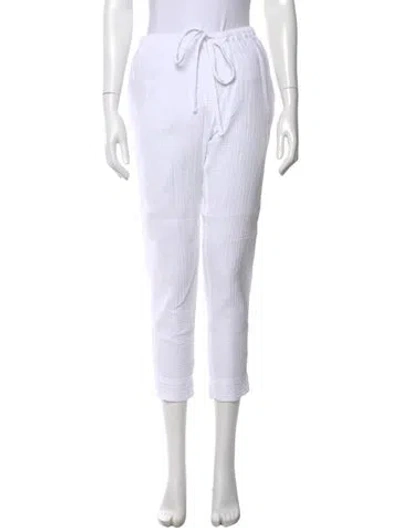 Pre-owned Xirena Straight Leg Pants In White