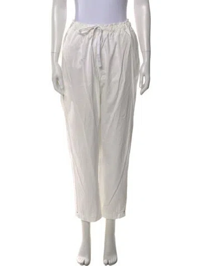 Pre-owned Xirena Straight Leg Pants In White