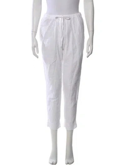 Pre-owned Xirena Straight Leg Pants In White