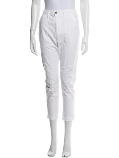 Pre-owned Xirena Straight Leg Pants In White