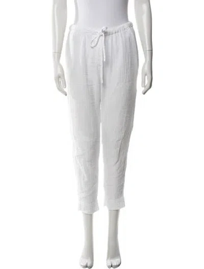 Pre-owned Xirena Straight Leg Pants In White