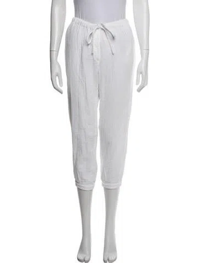 Pre-owned Xirena Straight Leg Pants In White