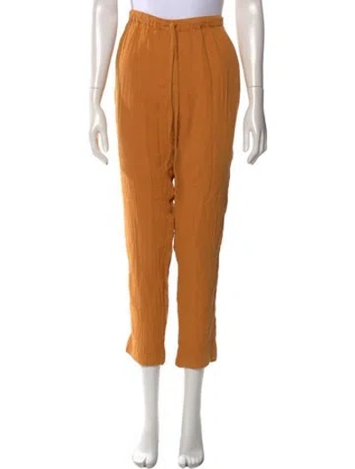Pre-owned Xirena Straight Leg Pants In Yellow