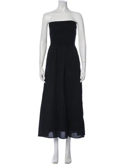 Pre-owned Xirena Strapless Long Dress W/ Tags In Blue