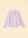 Xirena Stripe Jones Top In Purple