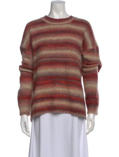 Pre-owned Xirena Striped Crew Neck Sweater In Multi