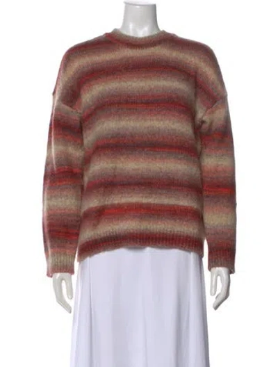 Pre-owned Xirena Striped Crew Neck Sweater In Multi
