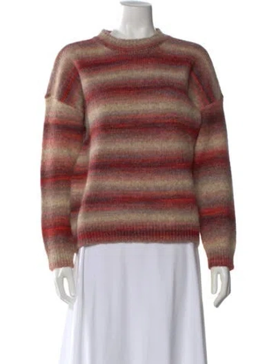 Pre-owned Xirena Striped Crew Neck Sweater In Multi