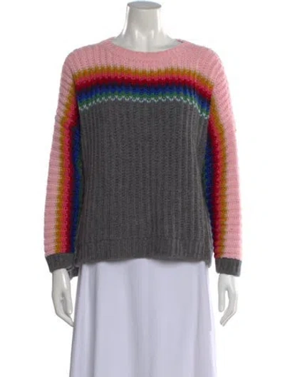 Pre-owned Xirena Striped Crew Neck Sweater In Multi