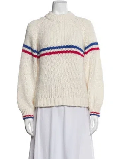 Pre-owned Xirena Striped Crew Neck Sweater In Multicolor