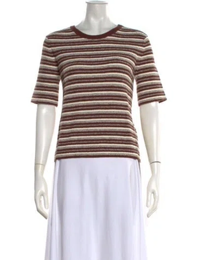 Pre-owned Xirena Striped Crew Neck Sweater W/ Tags In Multicolor