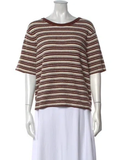 Pre-owned Xirena Striped Crew Neck Sweater W/ Tags In Multicolor