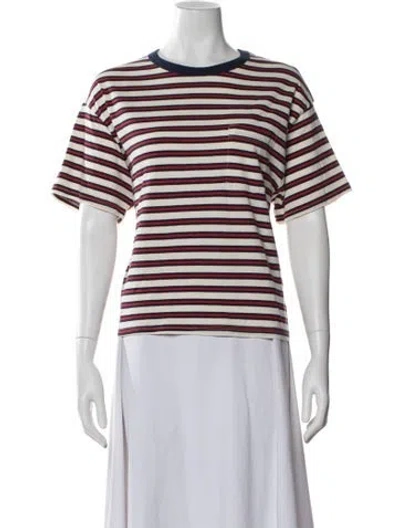 Pre-owned Xirena Striped Crew Neck T-shirt W/ Tags In Multi