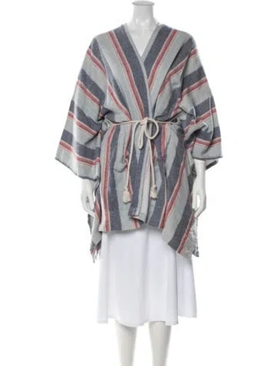 Pre-owned Xirena Striped Jacket W/ Tags In Blue