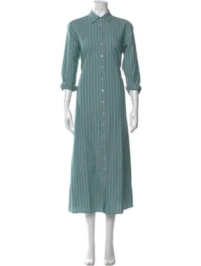 Pre-owned Xirena Striped Long Dress In Multi