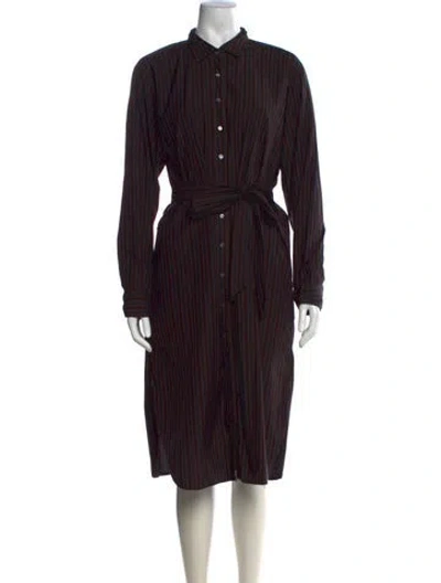 Pre-owned Xirena Striped Long Dress In Multi