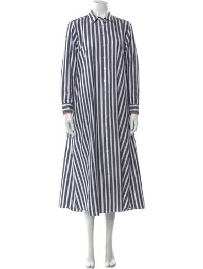 Pre-owned Xirena Striped Long Dress W/ Tags In Multi