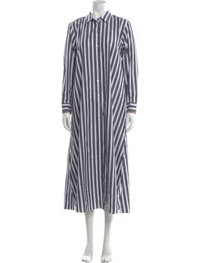 Pre-owned Xirena Striped Long Dress W/ Tags In Multi