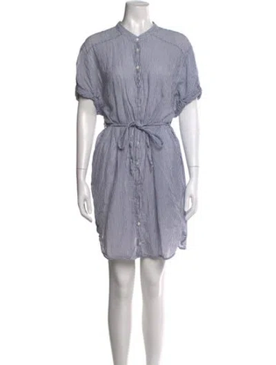 Pre-owned Xirena Striped Mini Dress In Gray