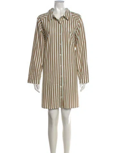 Pre-owned Xirena Striped Mini Dress In Multi