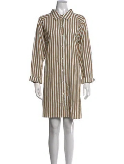 Pre-owned Xirena Striped Mini Dress In Multicolor