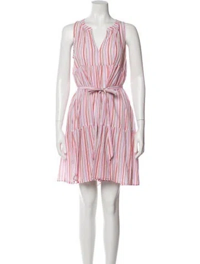 Pre-owned Xirena Striped Mini Dress In Pink