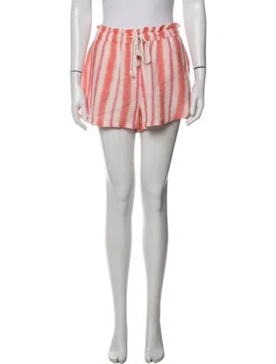 Pre-owned Xirena Striped Mini Shorts In Multicolor