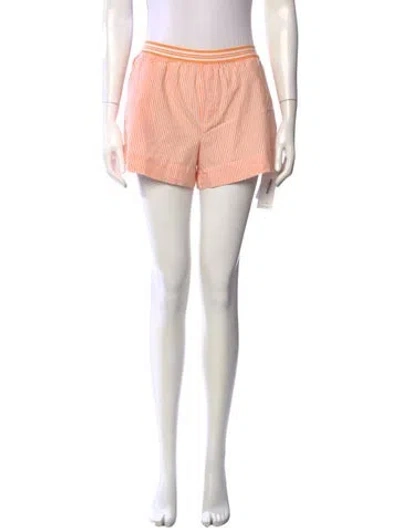 Pre-owned Xirena Striped Mini Shorts In Purple