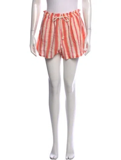 Pre-owned Xirena Striped Mini Shorts W/ Tags In Neutrals