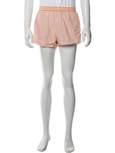 Pre-owned Xirena Striped Mini Shorts In White