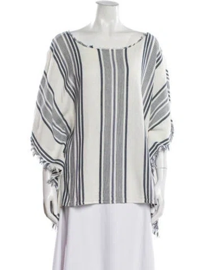 Pre-owned Xirena Striped Scoop Neck Blouse