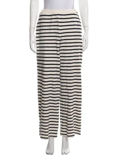 Pre-owned Xirena Striped Sweatpants In Neutrals