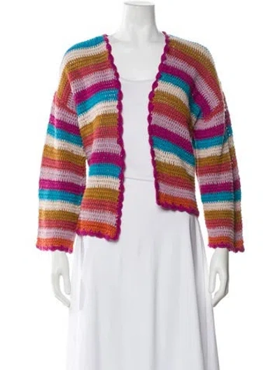 Pre-owned Xirena Striped V-neck Sweater In Multi