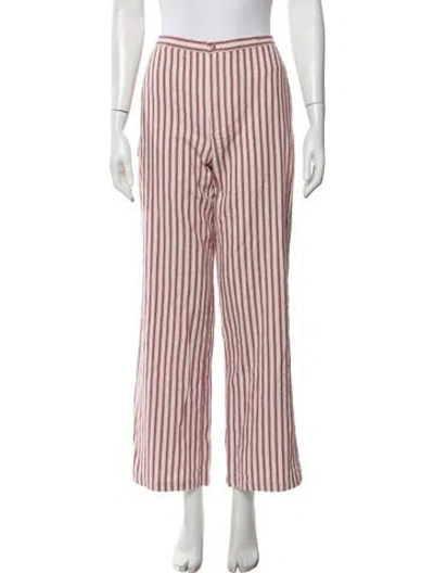 Pre-owned Xirena Striped Wide Leg Pants In Multicolor