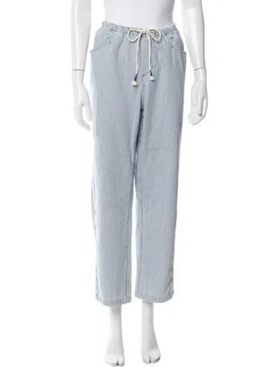 Pre-owned Xirena Striped Wide Leg Pants W/ Tags In Blue