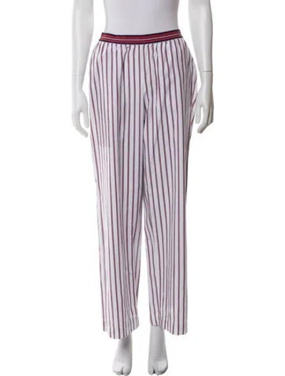 Pre-owned Xirena Striped Wide Leg Pants W/ Tags In White