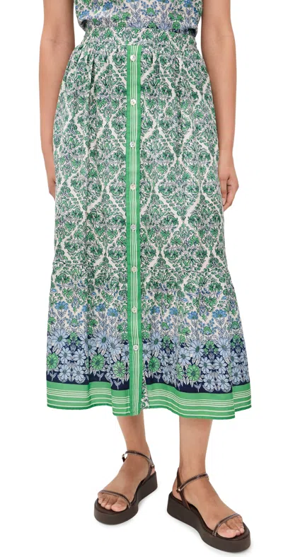 Xirena Taryn Skirt Blue Mint In Green
