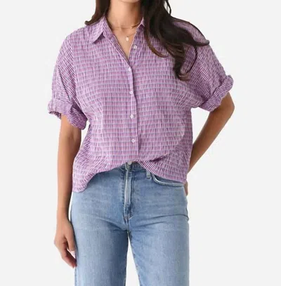 Xirena Teddy Shirt In Coral Cove In Purple