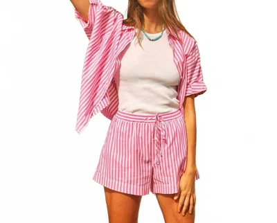 Xirena Teddy Shirt In Rosebud In Pink