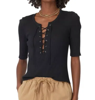 Xirena Terra Tee Top In Black
