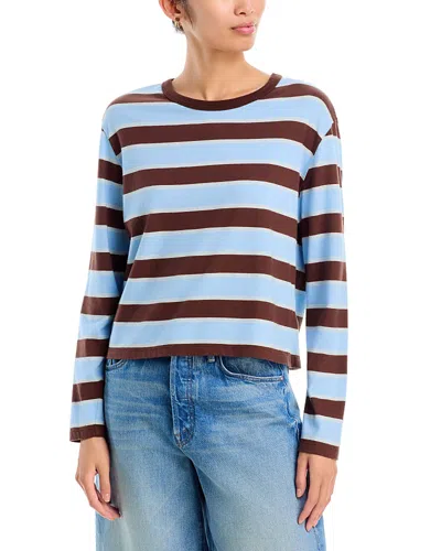 Xirena Terrance Cotton Long Sleeve Tee In Multi