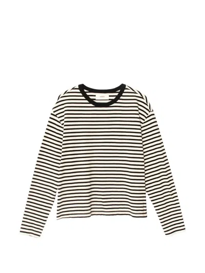 Xirena Terrance Horizontal-stripe T-shirt In Animal Print
