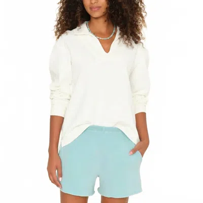 Xirena Terry Trey Sweatshirt In Alabaster In White
