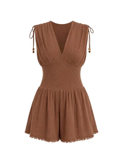 Xirena Thelma Mini Dress In Brown